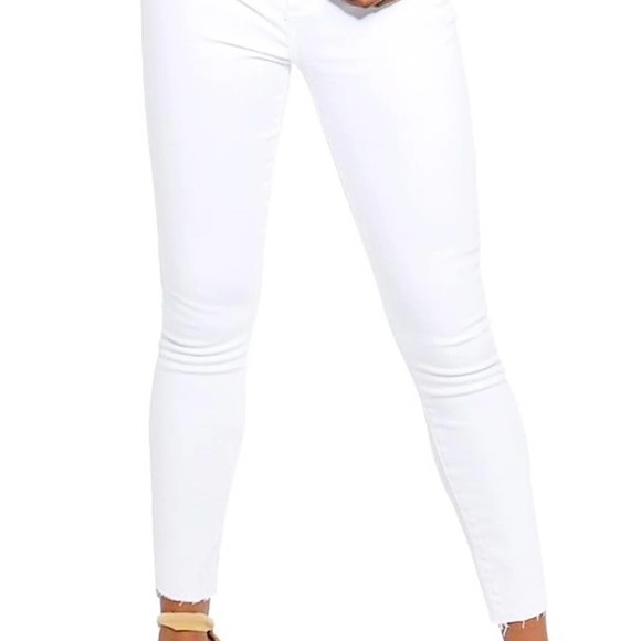 SPANX White Jeans in distressed denim! Petite. Excellent condition! - Picture 1 of 9